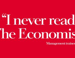 The Economist - "Management Trainee"<br />photo credit: adsoftheworld.com